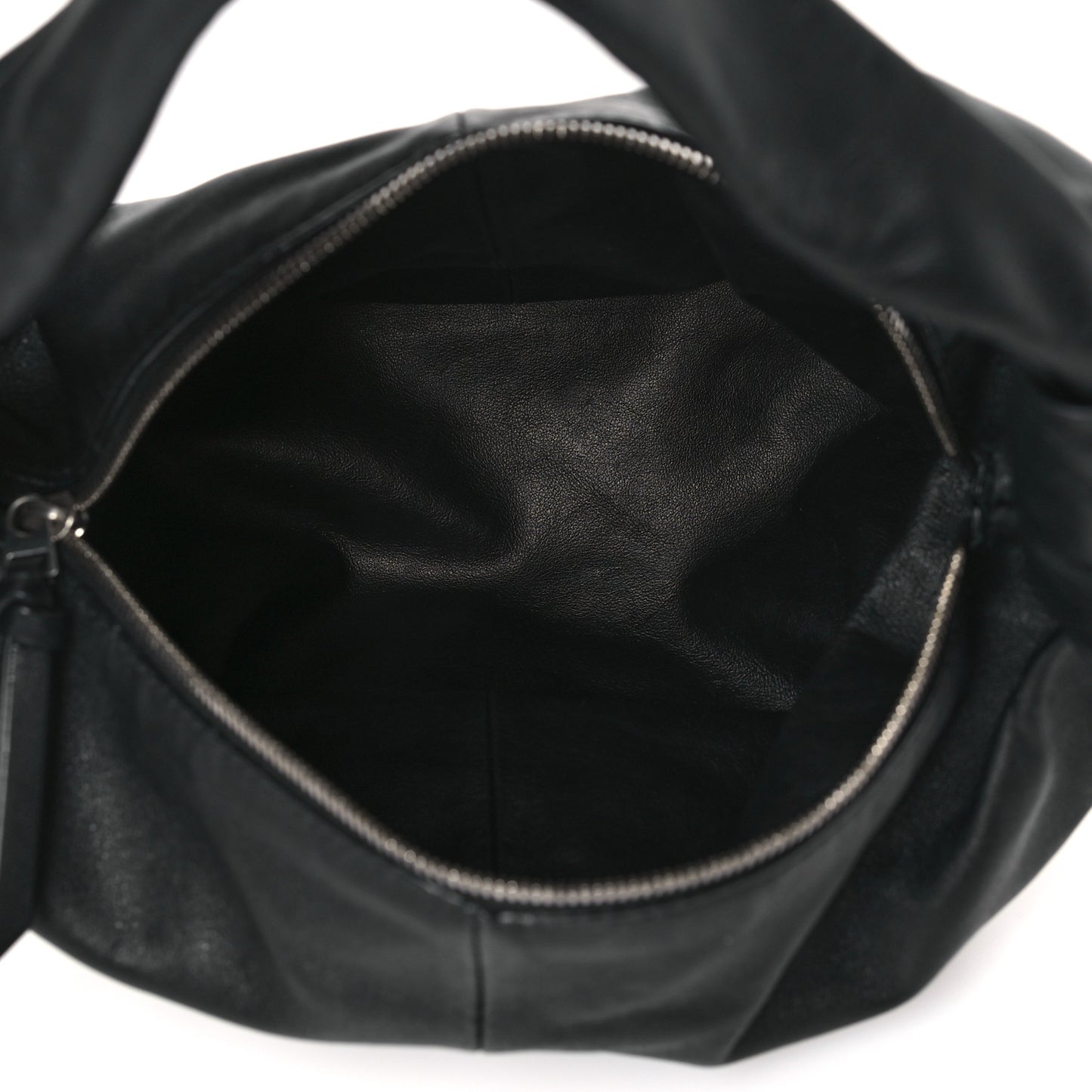 Calfskin Mini Double Knot Bag Black