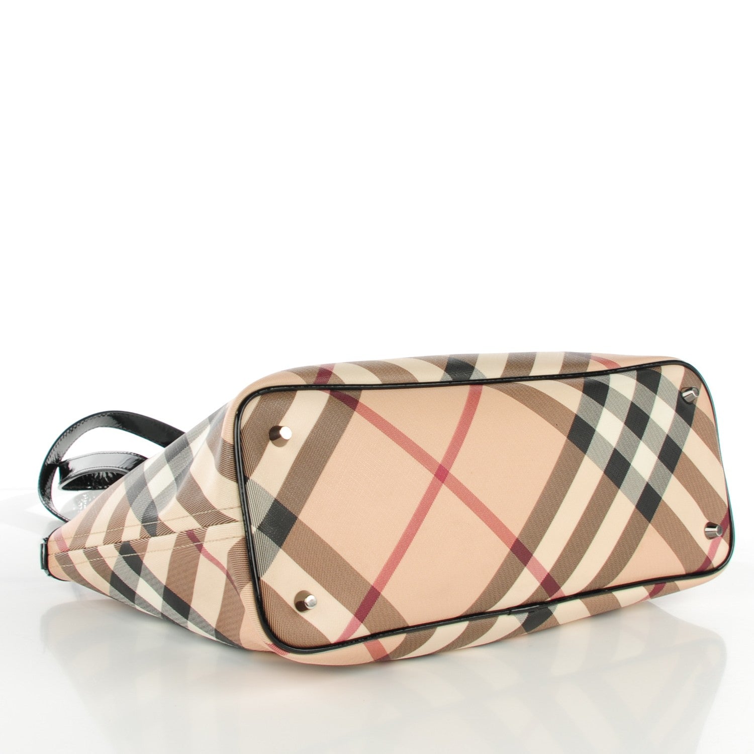 Burberry Nova Check Medium Tote Black 4 of 8