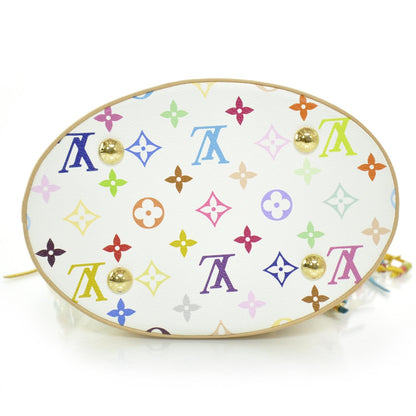 Louis Vuitton Monogram Multicolor Fringe Bucket White 5 of 9