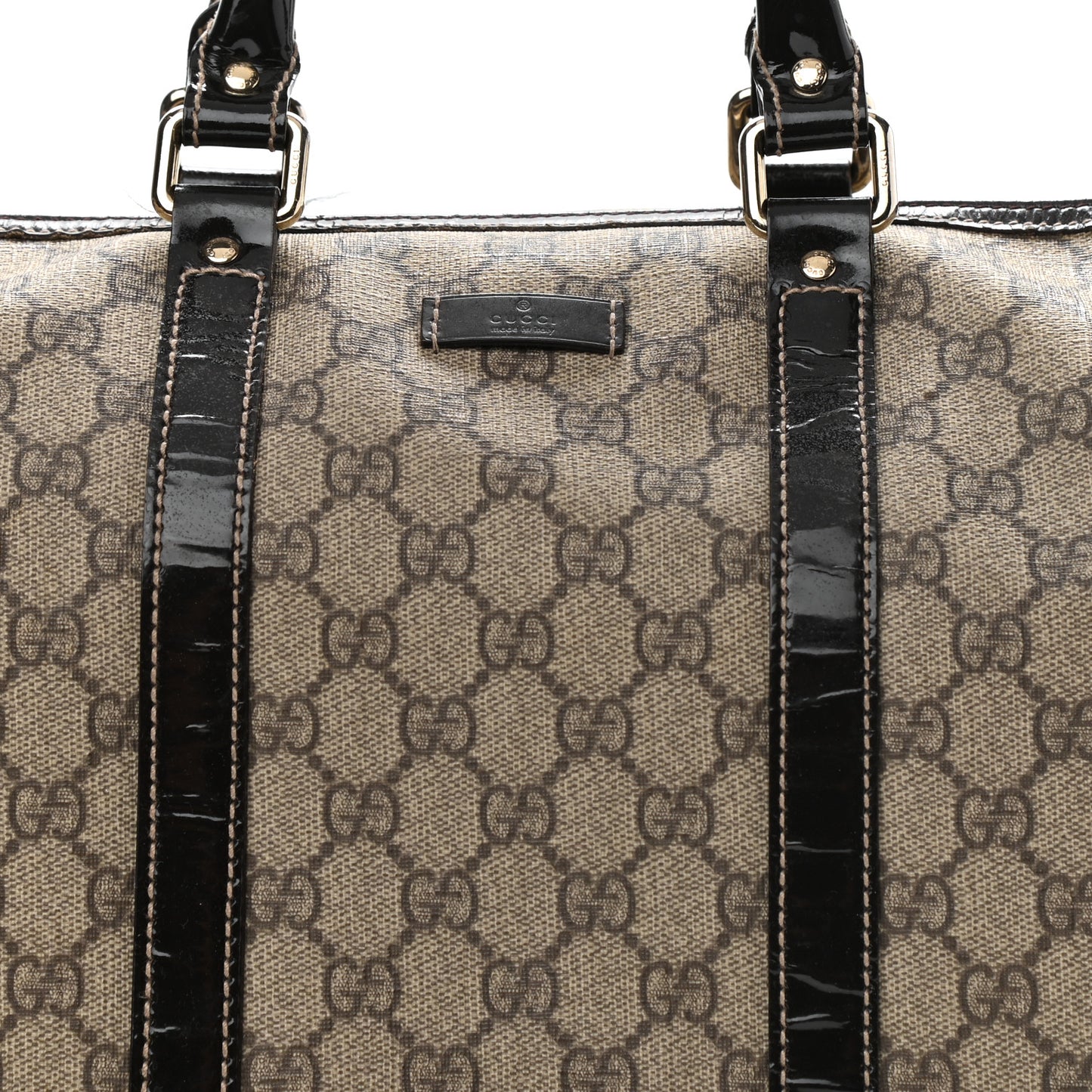 GG Plus Monogram Medium Joy Boston Dark Brown