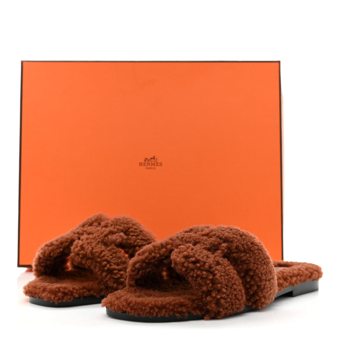 Woolskin Oran Sandals 36.5 Cognac