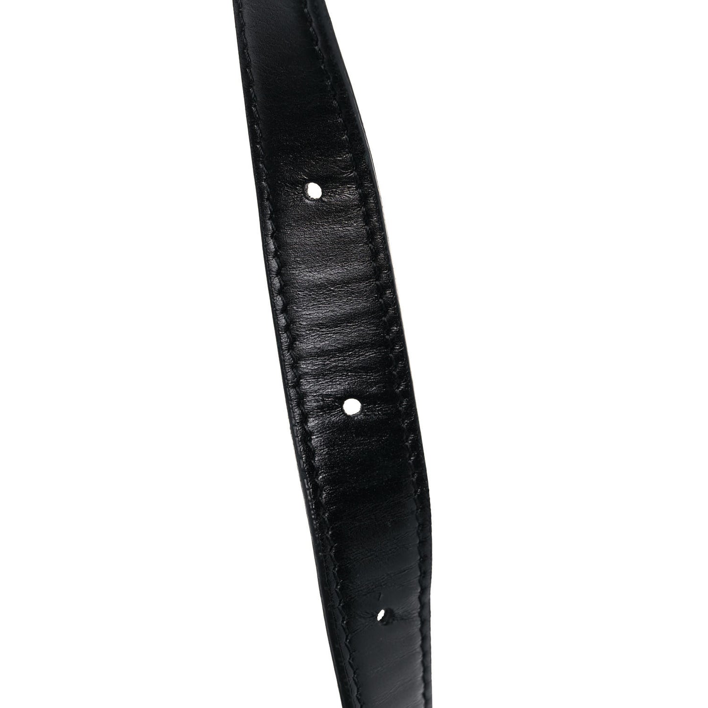 Smooth Calfskin Tassel Belt Bag Black