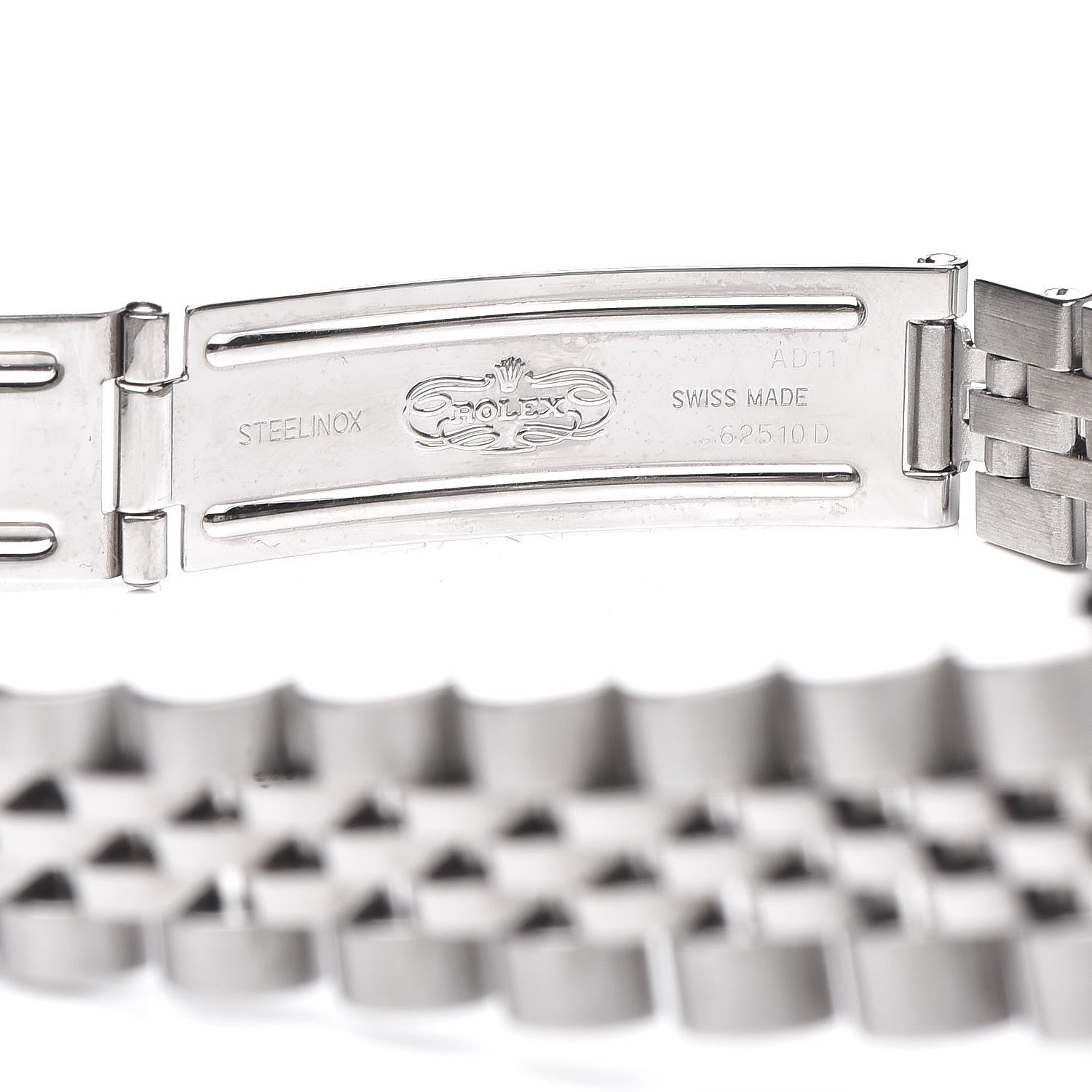 Rolex Stainless Steel 18K White Gold Diamond 26mm Oyster Perpetual Datejust Watch Silver Jubilee 79174 7 of 8