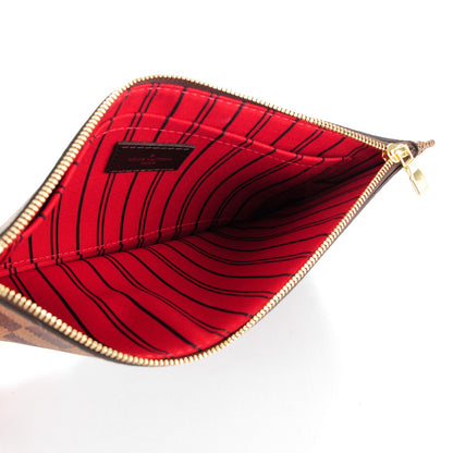 Louis Vuitton Damier Ebene Neverfull MM GM Pochette 5 of 7
