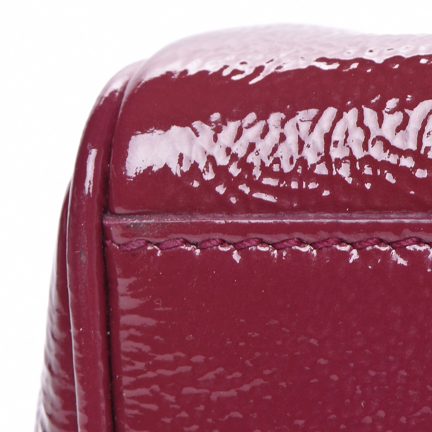 Saint Laurent Textured Patent Mini Bag Fuchsia 11 of 11