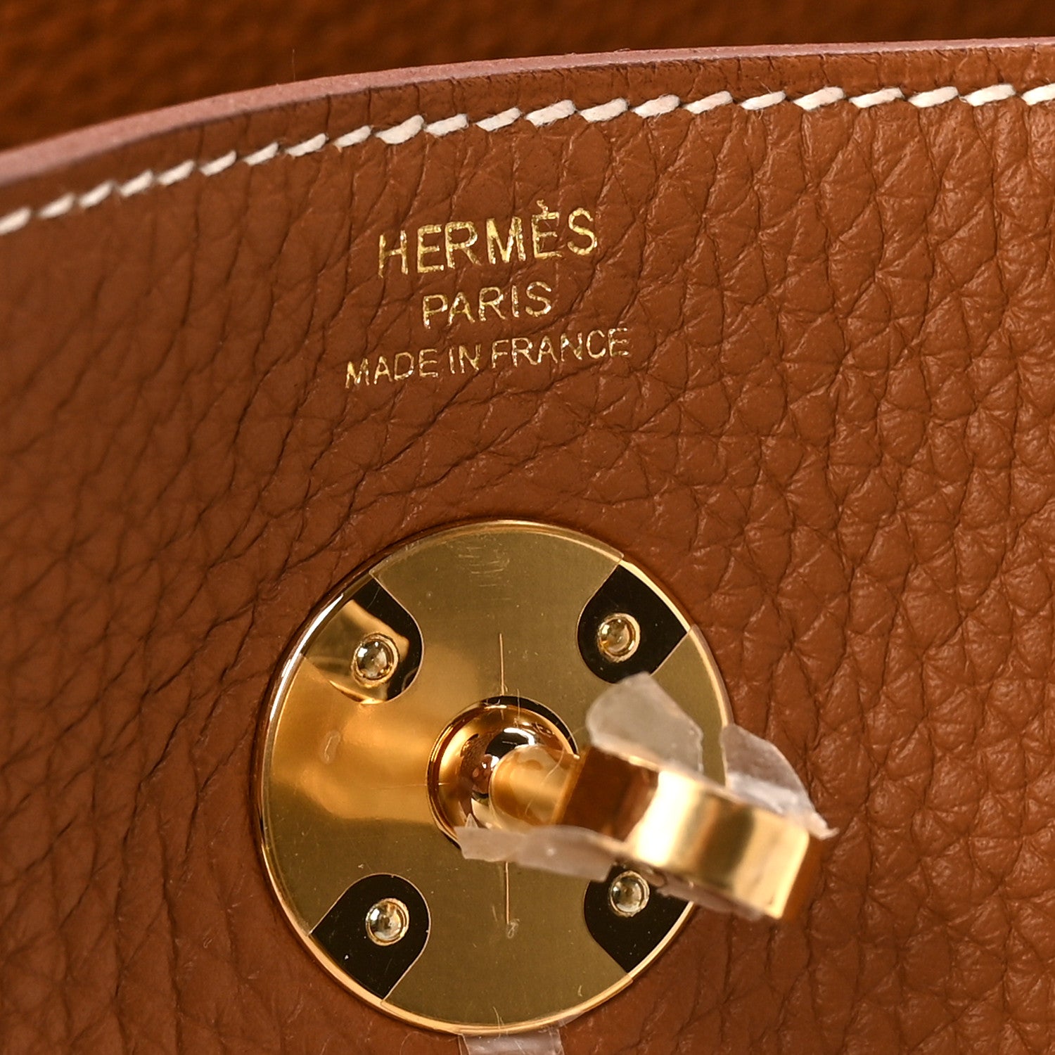 Hermes Taurillon Clemence Lindy 26 Gold 6 of 11