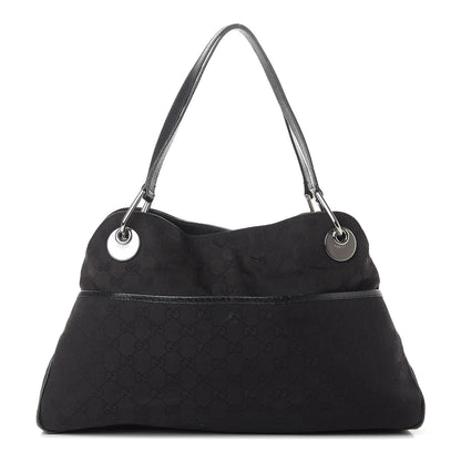 Gucci Monogram Medium Eclipse Shoulder Bag Black 1 of 10
