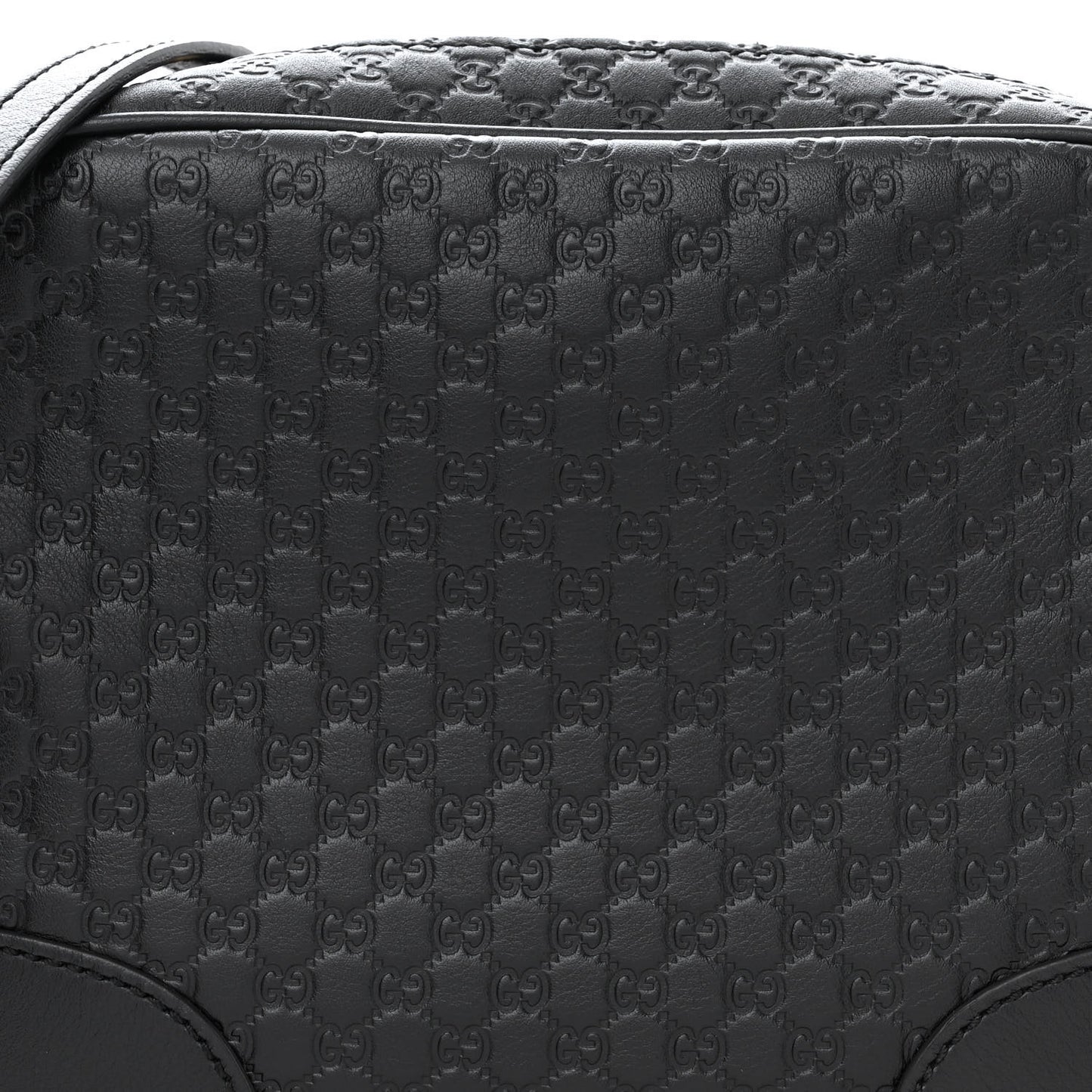 Microguccissima Mini Bree Messenger Bag Black