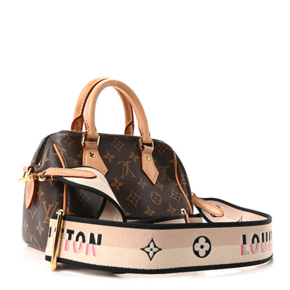Louis Vuitton Monogram Speedy Bandouliere 20 Black 3 of 9