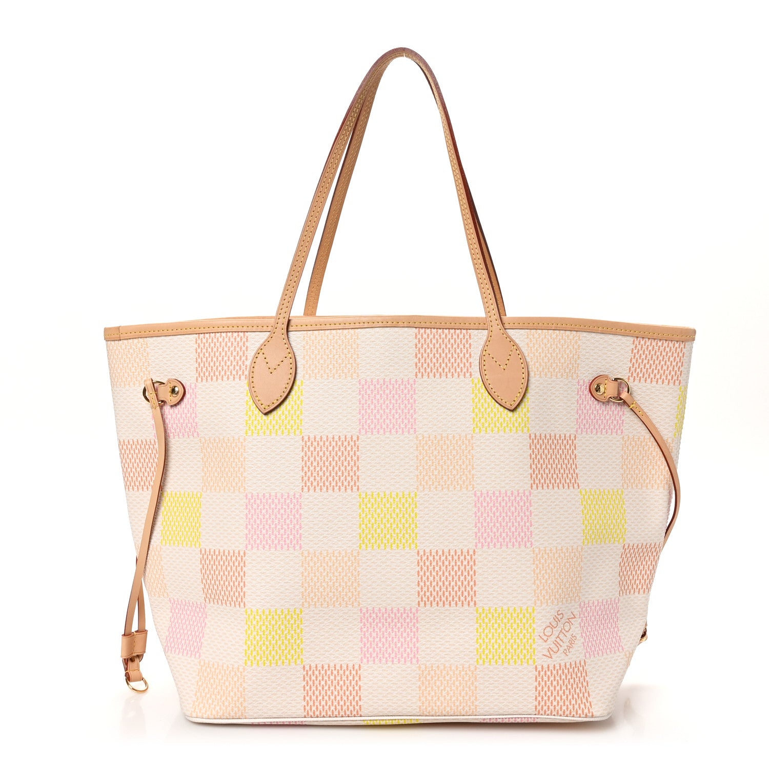 Louis Vuitton Damier Giant Neverfull MM Peach 1 of 11