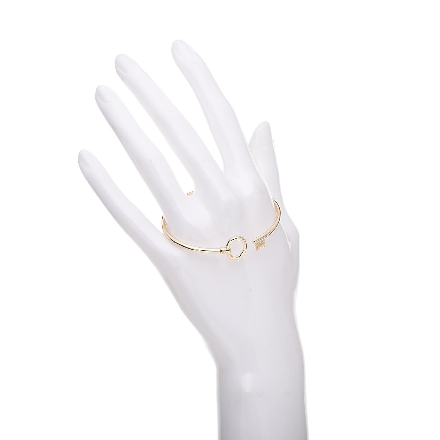 18K Yellow Gold Keys Wire Bracelet