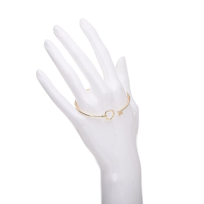 Tiffany 18K Yellow Gold Keys Wire Bracelet 2 of 6