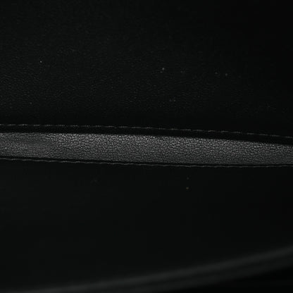 Christian Dior Grained Calfskin Supple Cannage Caro Zip Wallet Black 7 of 13
