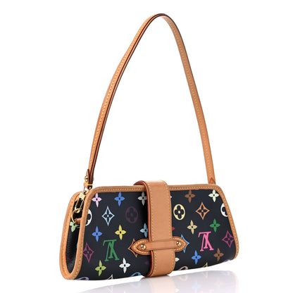 Louis Vuitton Monogram Multicolor Shirley Black 3 of 13