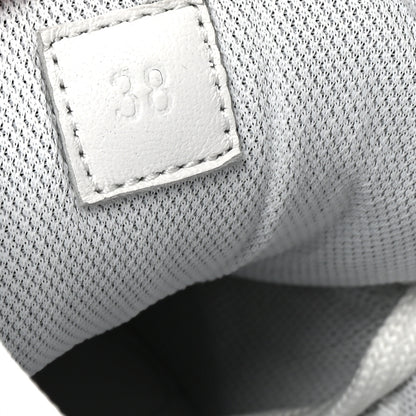 Hermes Technical Knit Suede Heros Sneakers 38 White 9 of 9