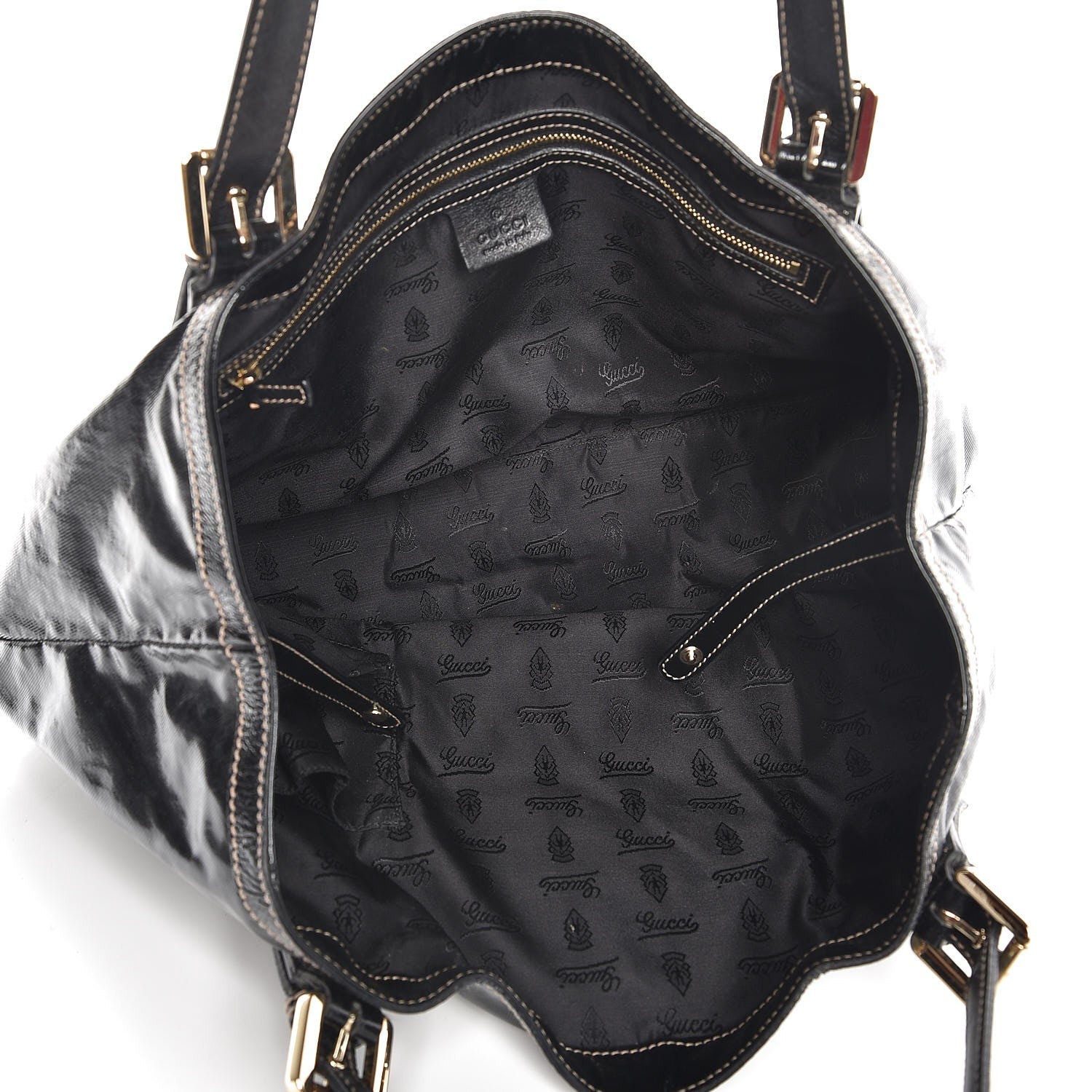 Gucci Dialux Medium Britt Shoulder Bag Black 5 of 9