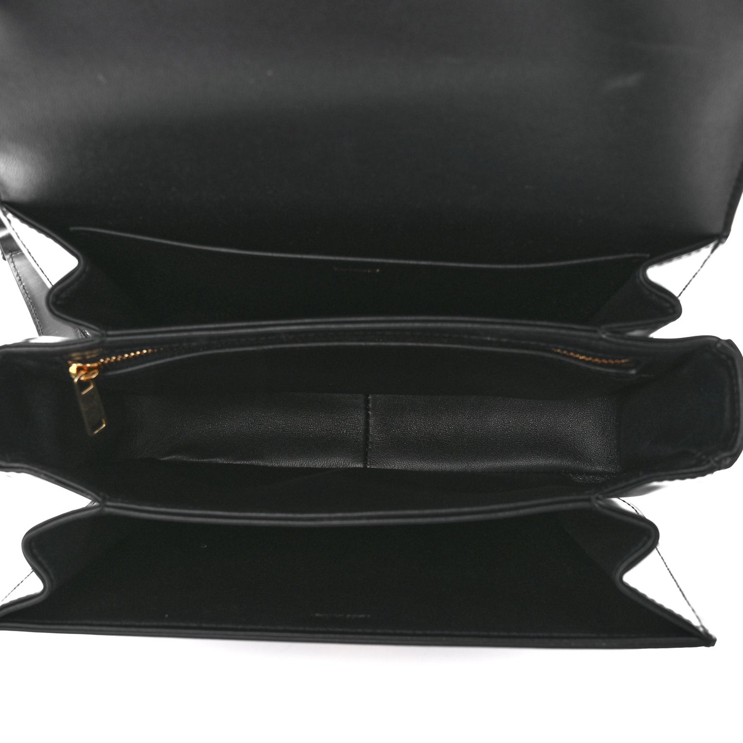 Shiny Calfskin Medium Triomphe Black