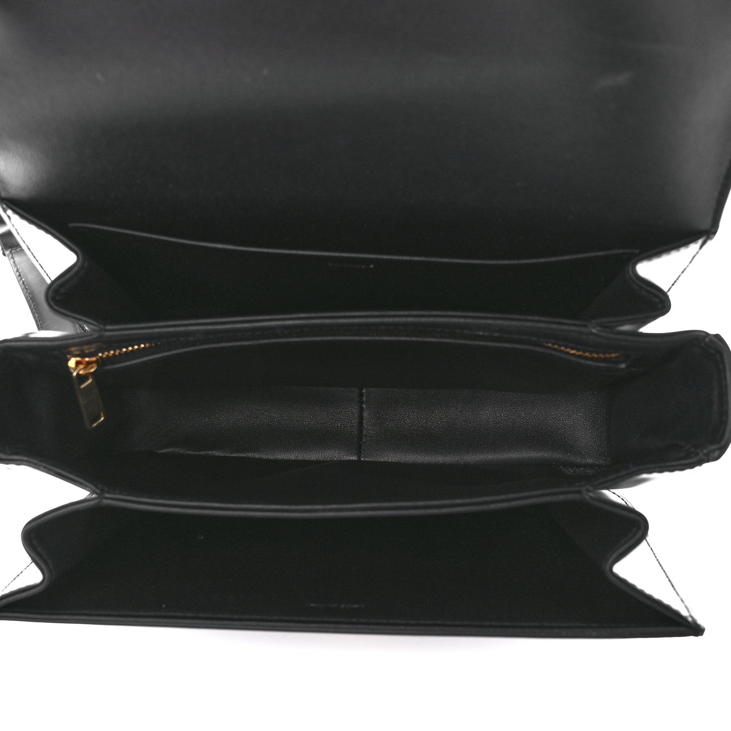 Celine Shiny Calfskin Medium Triomphe Black 5 of 11