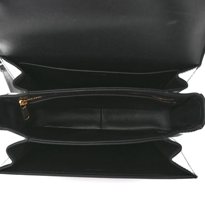 Celine Shiny Calfskin Medium Triomphe Black 5 of 11