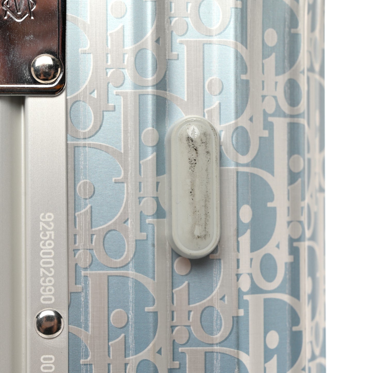 X RIMOWA Aluminum Gradient Cabin Luggage Blue Multi