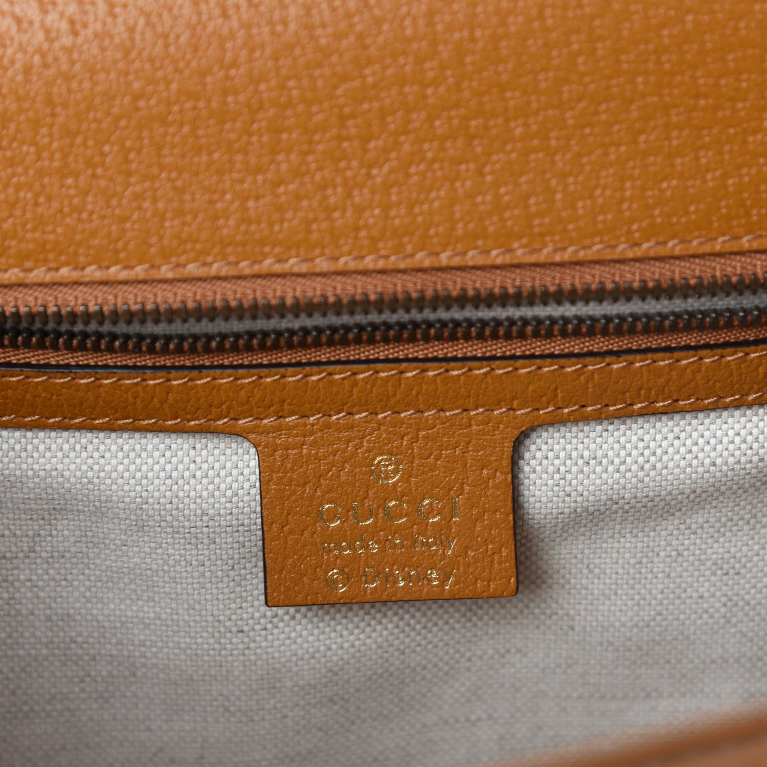Gucci X DISNEY Mini Vintage GG Supreme Monogram Mickey Mouse Small Flap Messenger Bag Beige Vintage Sun Oil 8 of 10