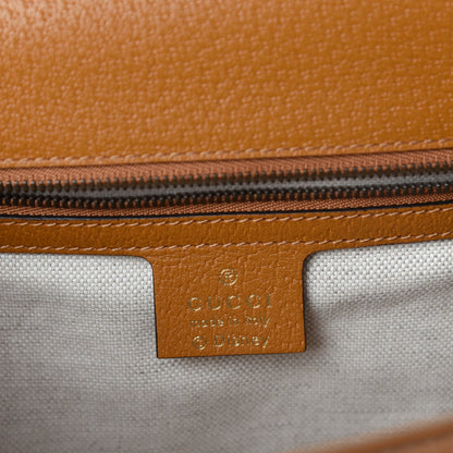 Gucci X DISNEY Mini Vintage GG Supreme Monogram Mickey Mouse Small Flap Messenger Bag Beige Vintage Sun Oil 8 of 10