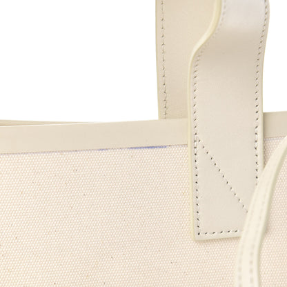 Celine Textile Small Made In Tote Natural Red 9 of 12