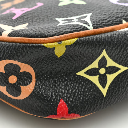 Louis Vuitton Monogram Multicolor Pochette Accessories Black 7 of 8