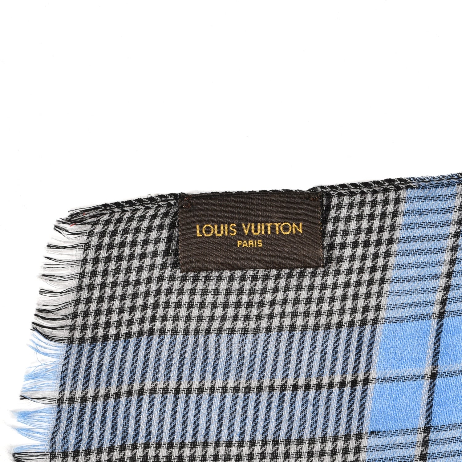 Louis Vuitton Wool Silk Plaid Printed Scarf Multicolor 3 of 3