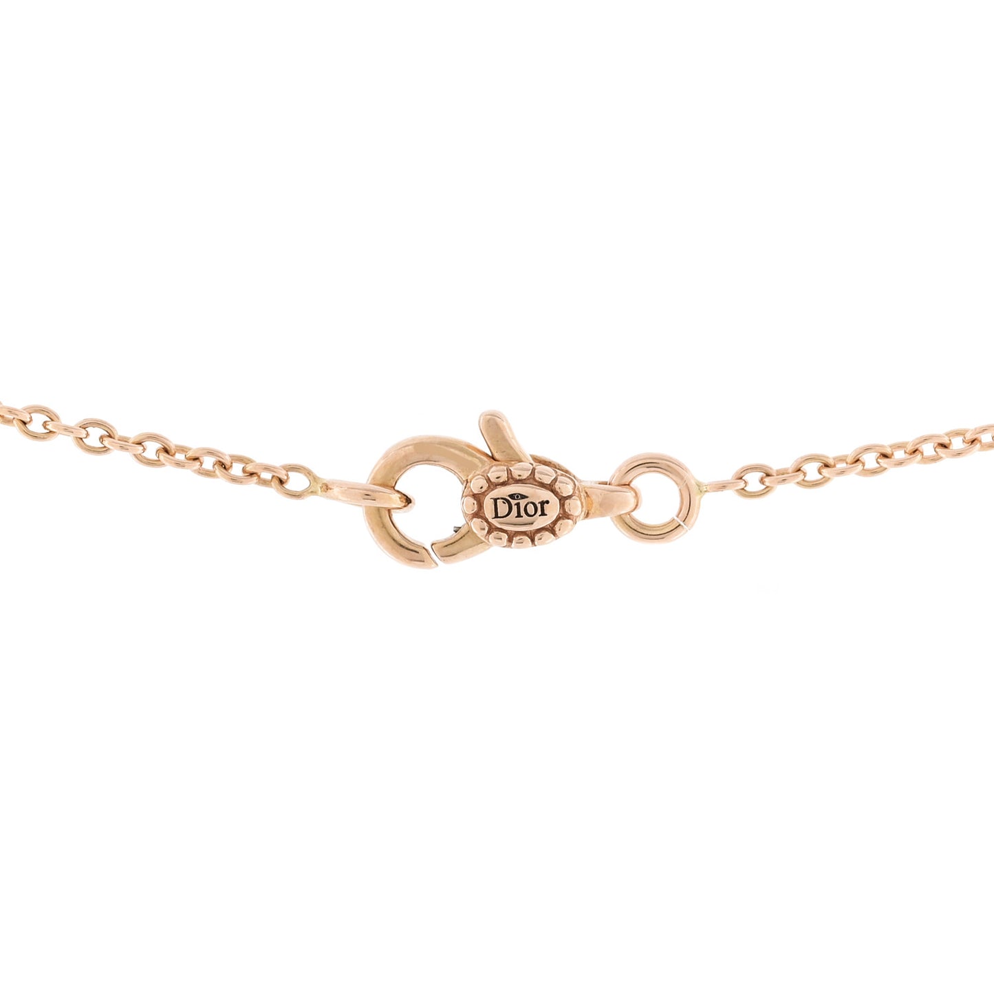 18K Rose Gold Ruby Mother of Pearl Rose Des Vents Necklace