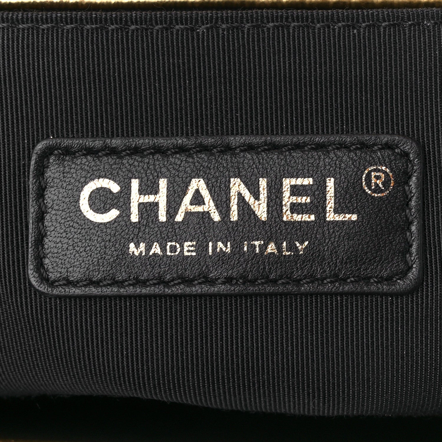 Chanel Metallic Lambskin Embossed Medium Cube Boy Flap Gold 6 of 10