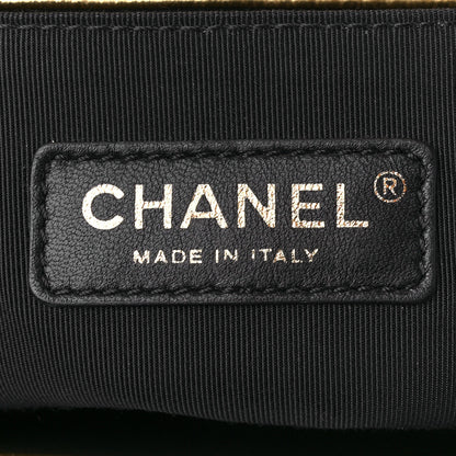 Chanel Metallic Lambskin Embossed Medium Cube Boy Flap Gold 6 of 10