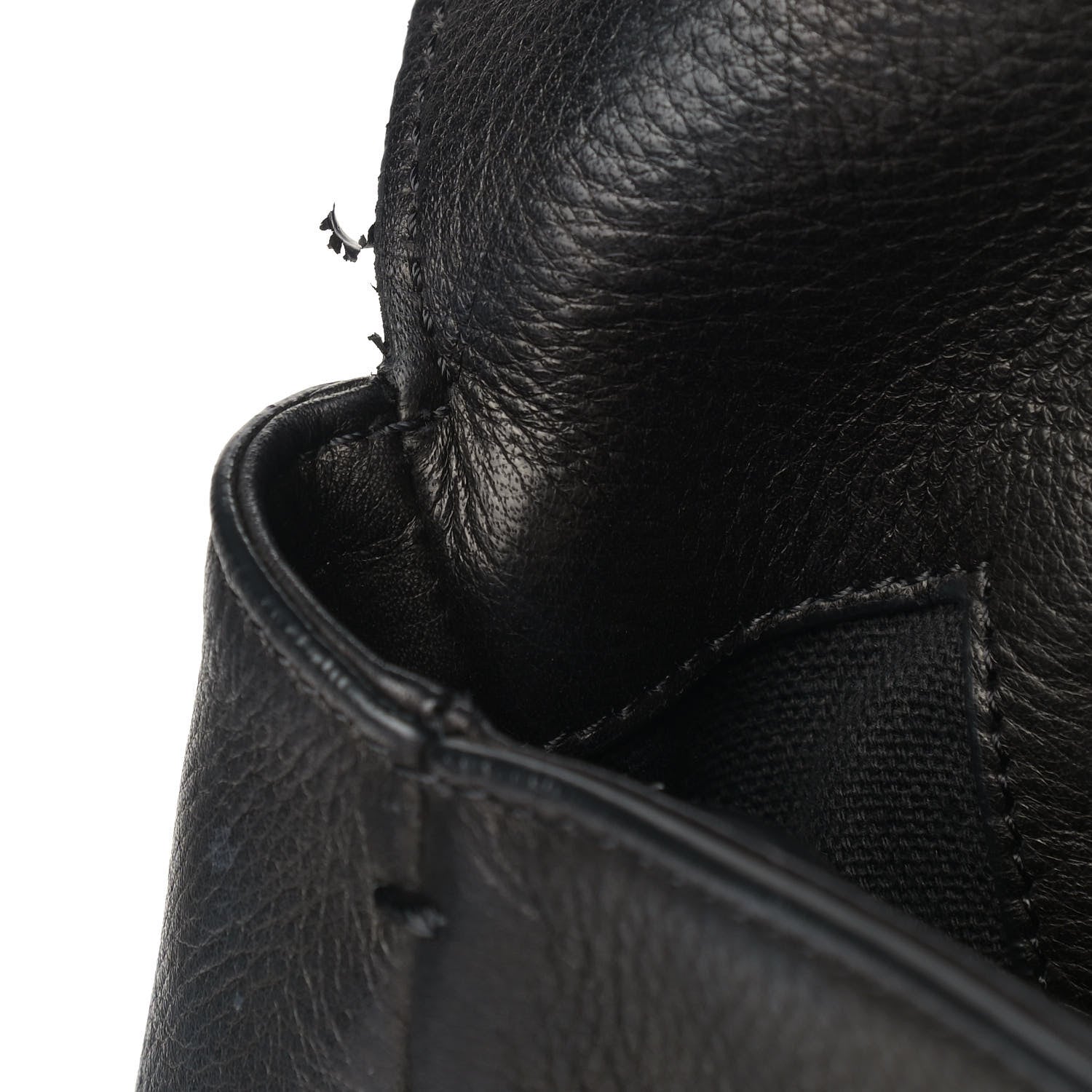 Givenchy Waxy Grained Calfskin Medium Pandora Pure Flap Bag Black 12 of 13