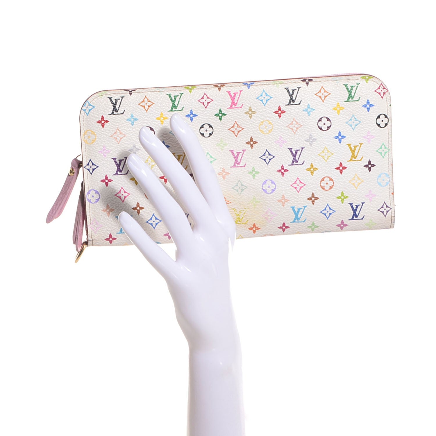 Louis Vuitton Monogram Multicolor Insolite Wallet Litchi 2 of 7