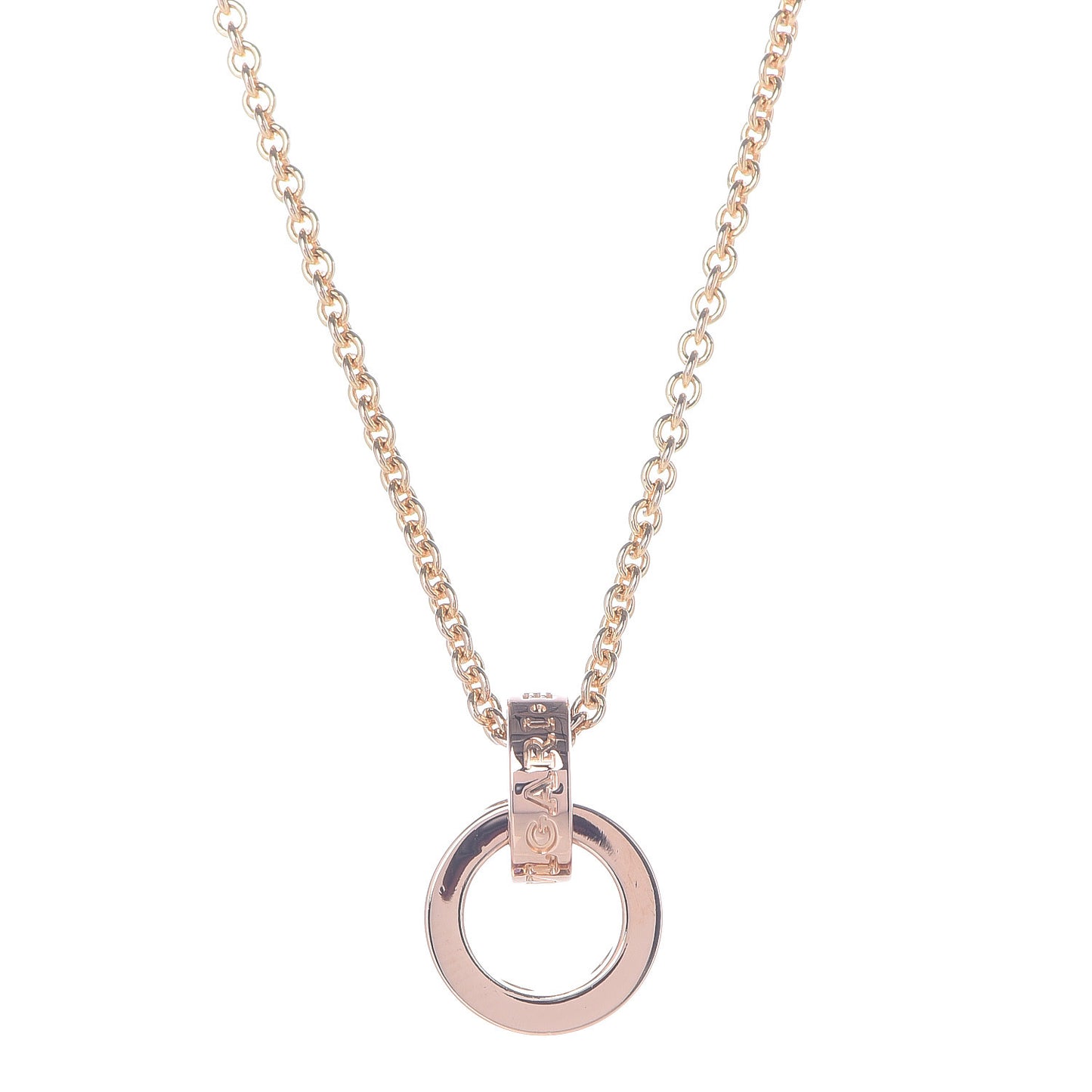 18K Rose Gold Amethyst Pink Tourmaline BVLGARI BVLGARI Pendant Necklace