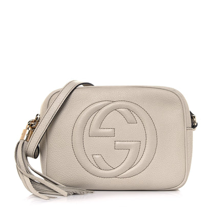 Gucci Pebbled Calfskin Small Soho Disco Bag Off White 1 of 18