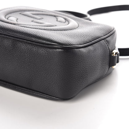 Gucci Pebbled Calfskin Small Soho Disco Bag Black 6 of 9