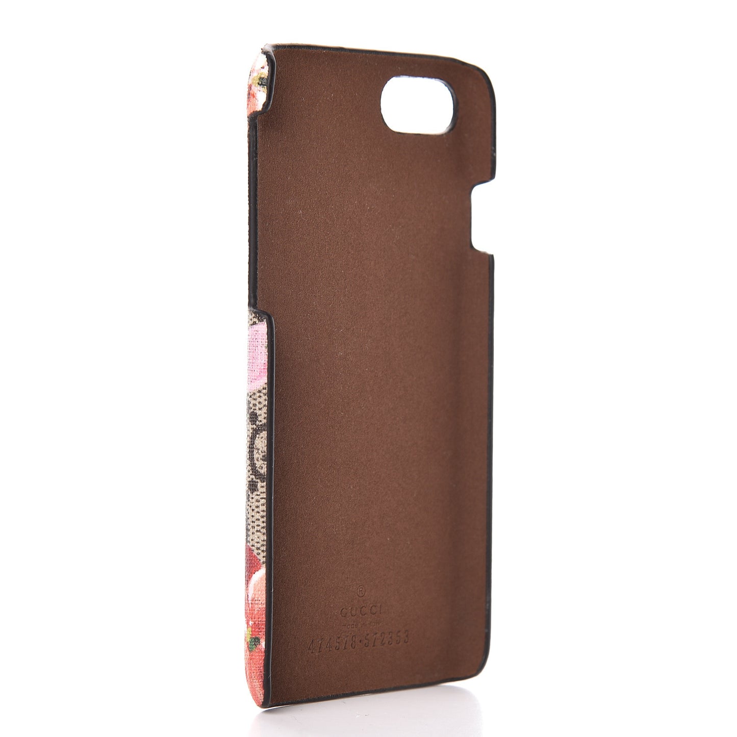 GG Supreme Monogram Blooms iPhone 6 Case Beige Multicolor Dry Rose