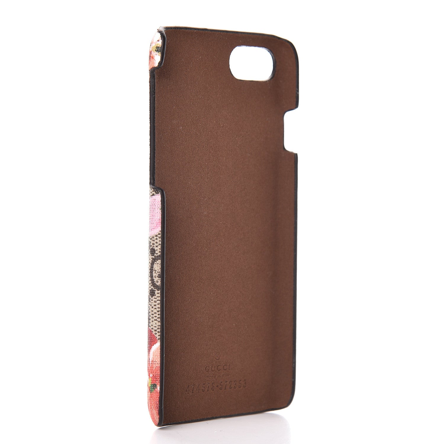 Gucci GG Supreme Monogram Blooms iPhone 6 Case Beige Multicolor Dry Rose 3 of 7