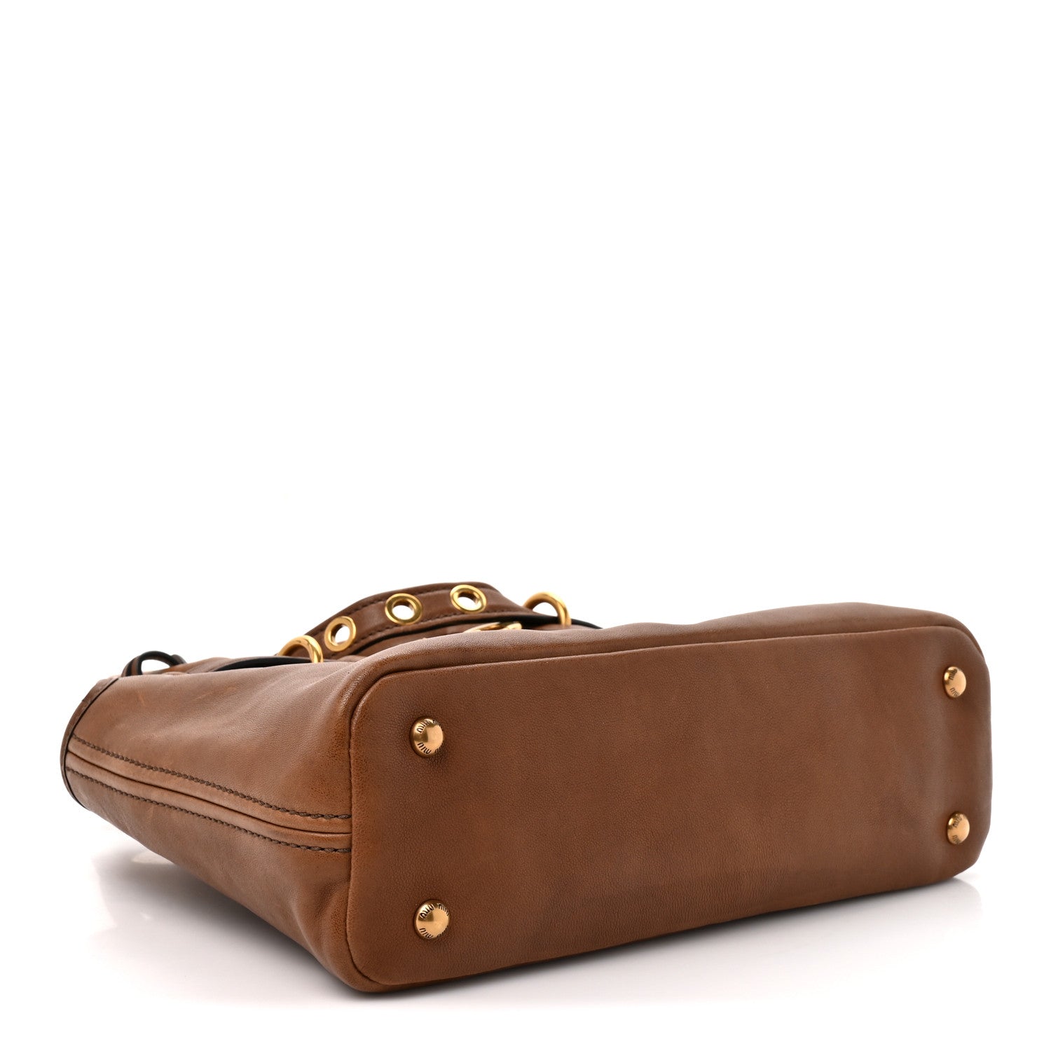 Miu Miu Nappa Aviator Aventure Bag Rovere 3 of 8