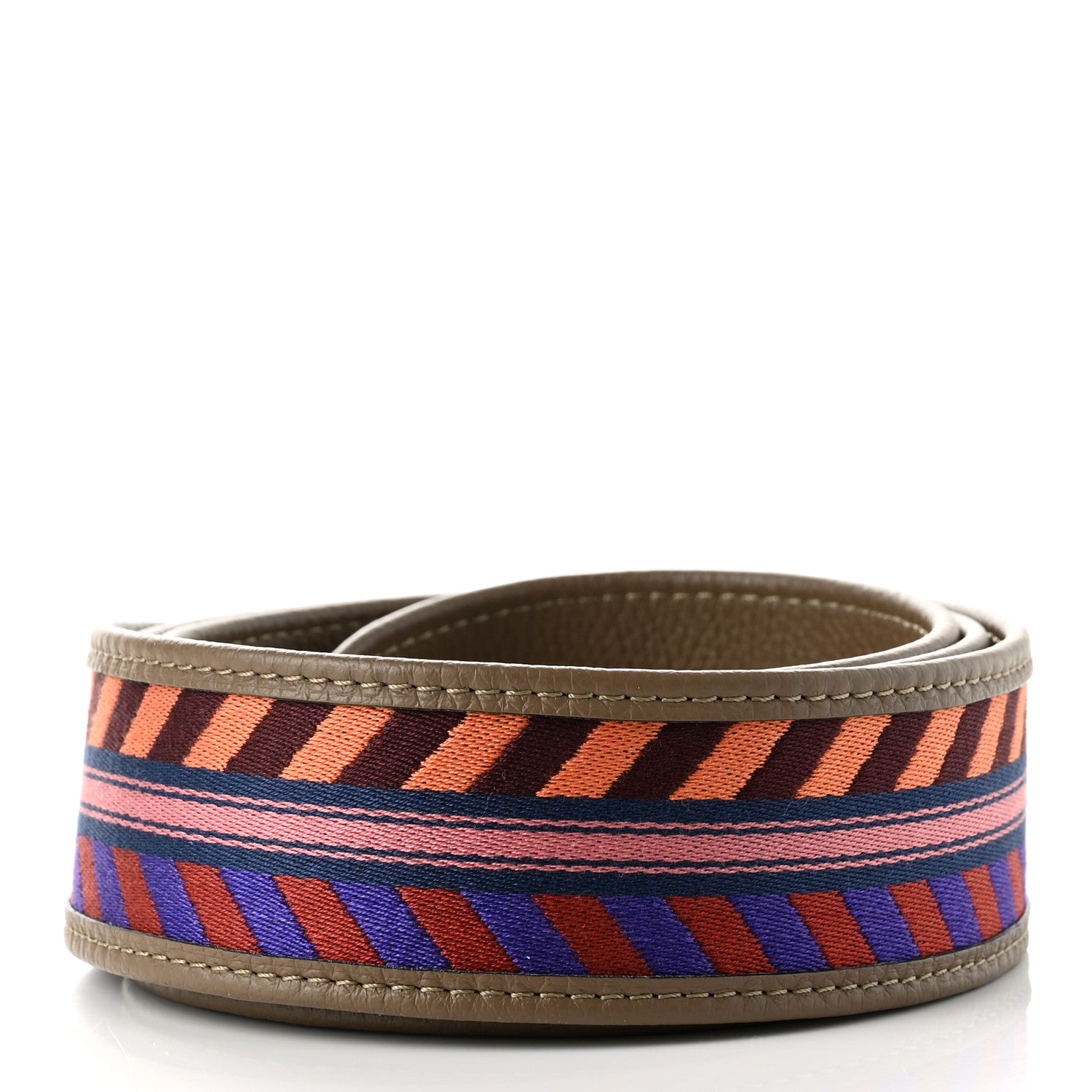 Moynat Canvas Calfskin Across Strap Multicolor 2 of 5