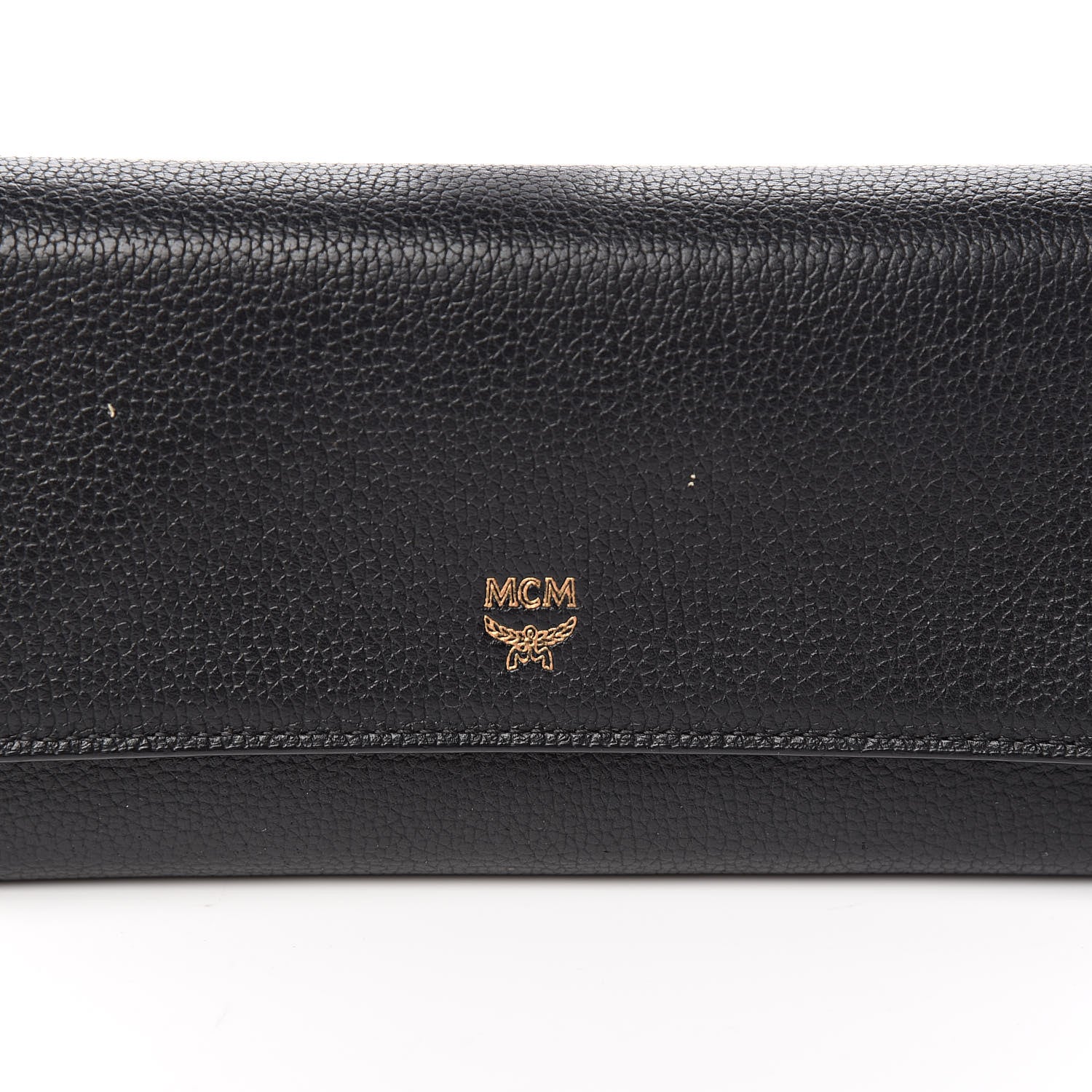 MCM Calfskin Continental Wallet Black 8 of 11