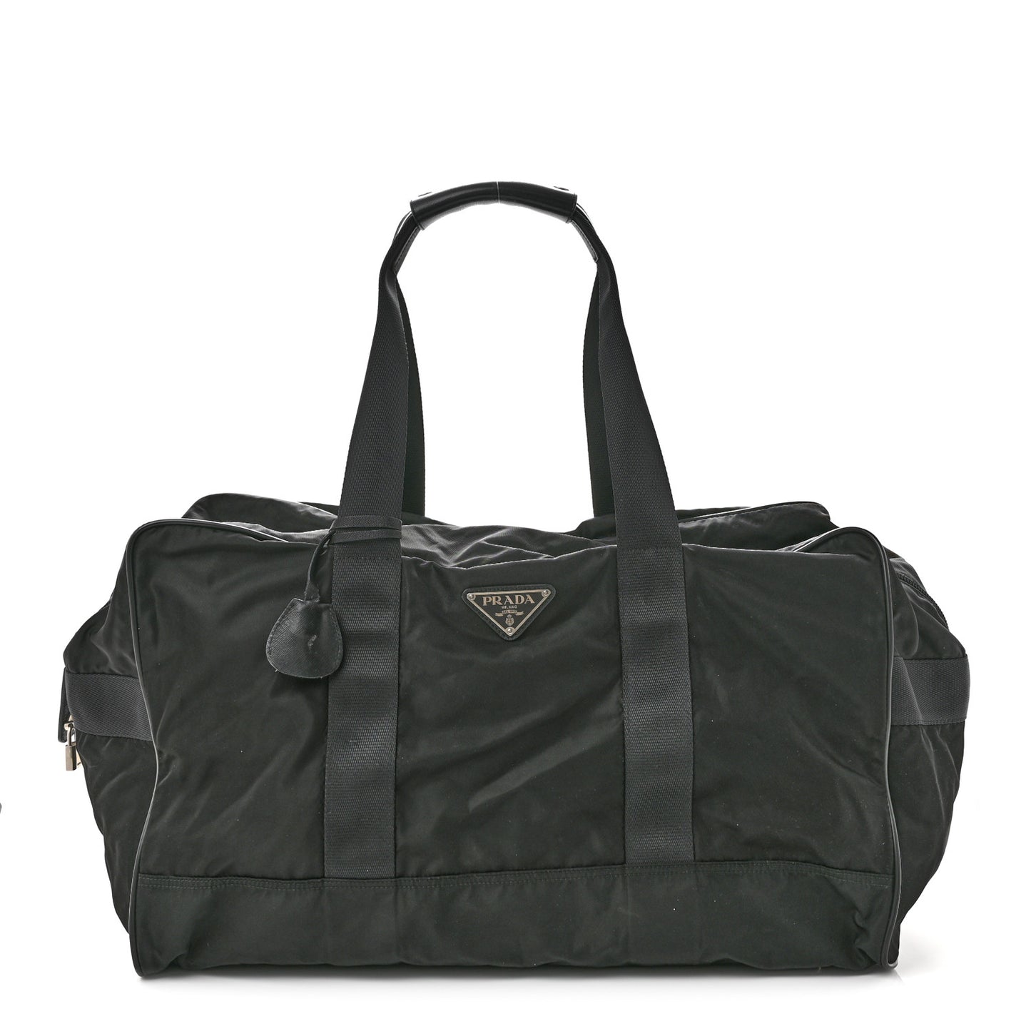 Re-Nylon Saffiano Duffle Bag Black