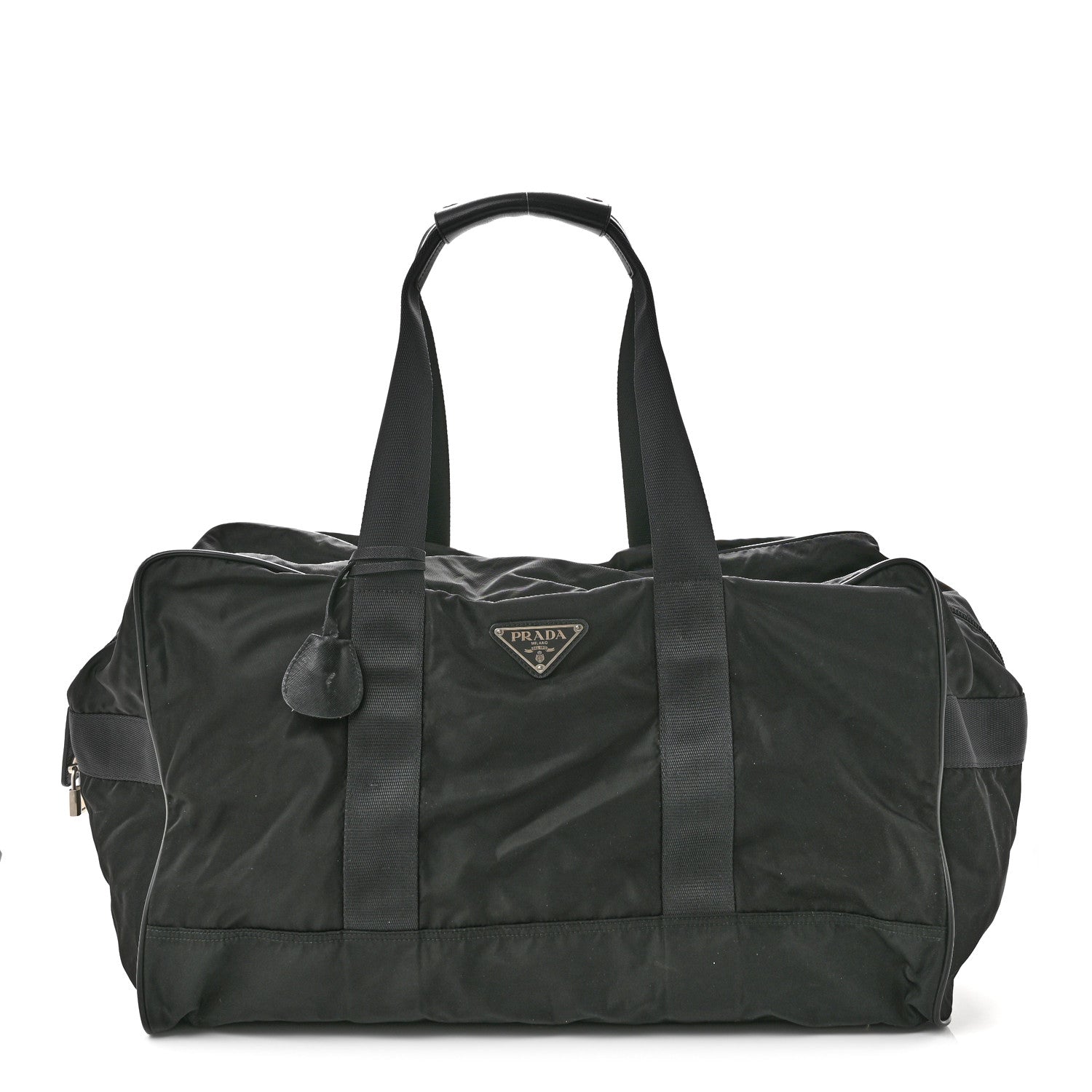 Prada Re-Nylon Saffiano Duffle Bag Black 1 of 13
