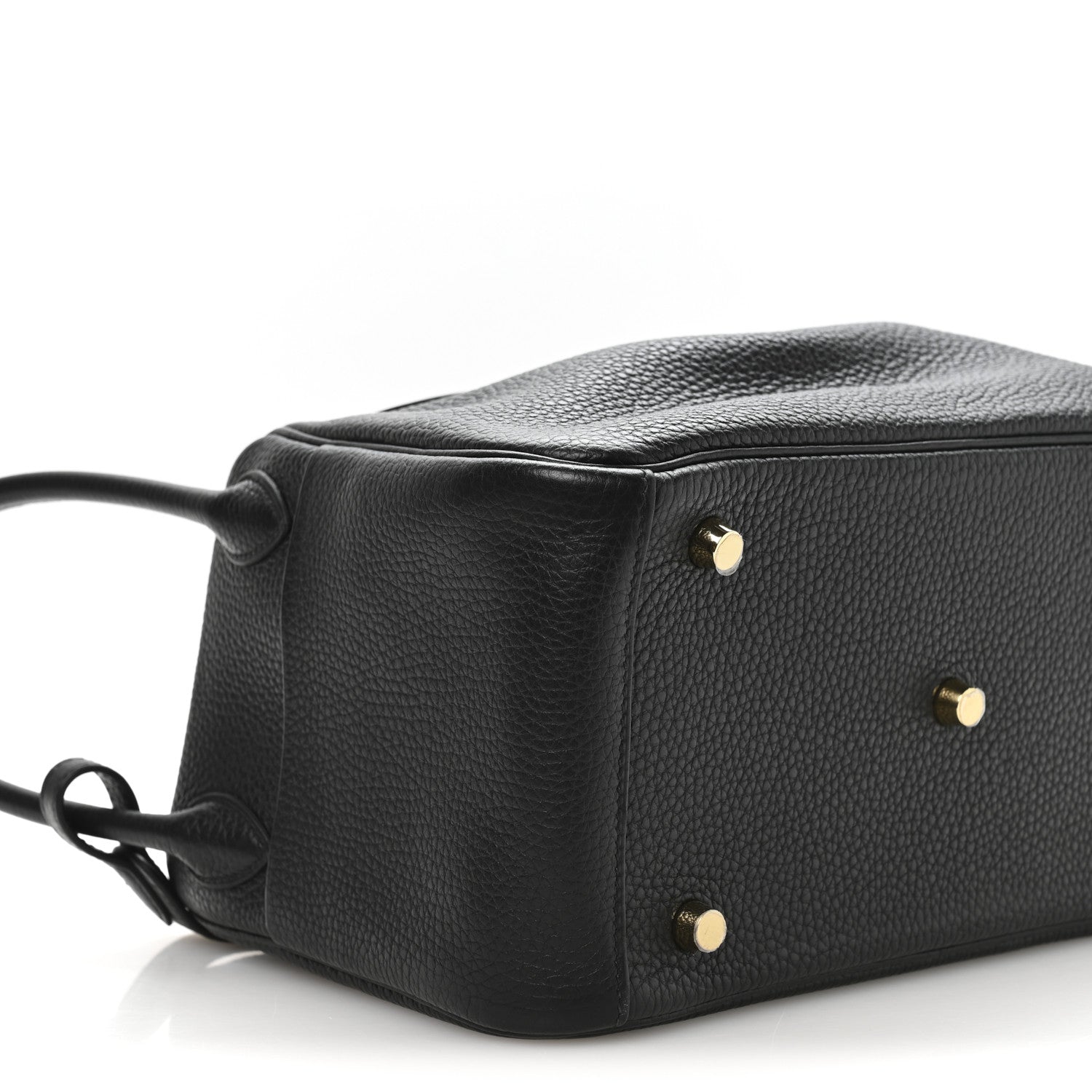 Hermes Taurillon Clemence Lindy 26 Black 9 of 11