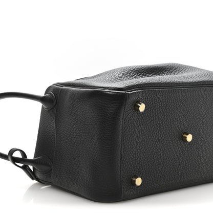 Hermes Taurillon Clemence Lindy 26 Black 9 of 11
