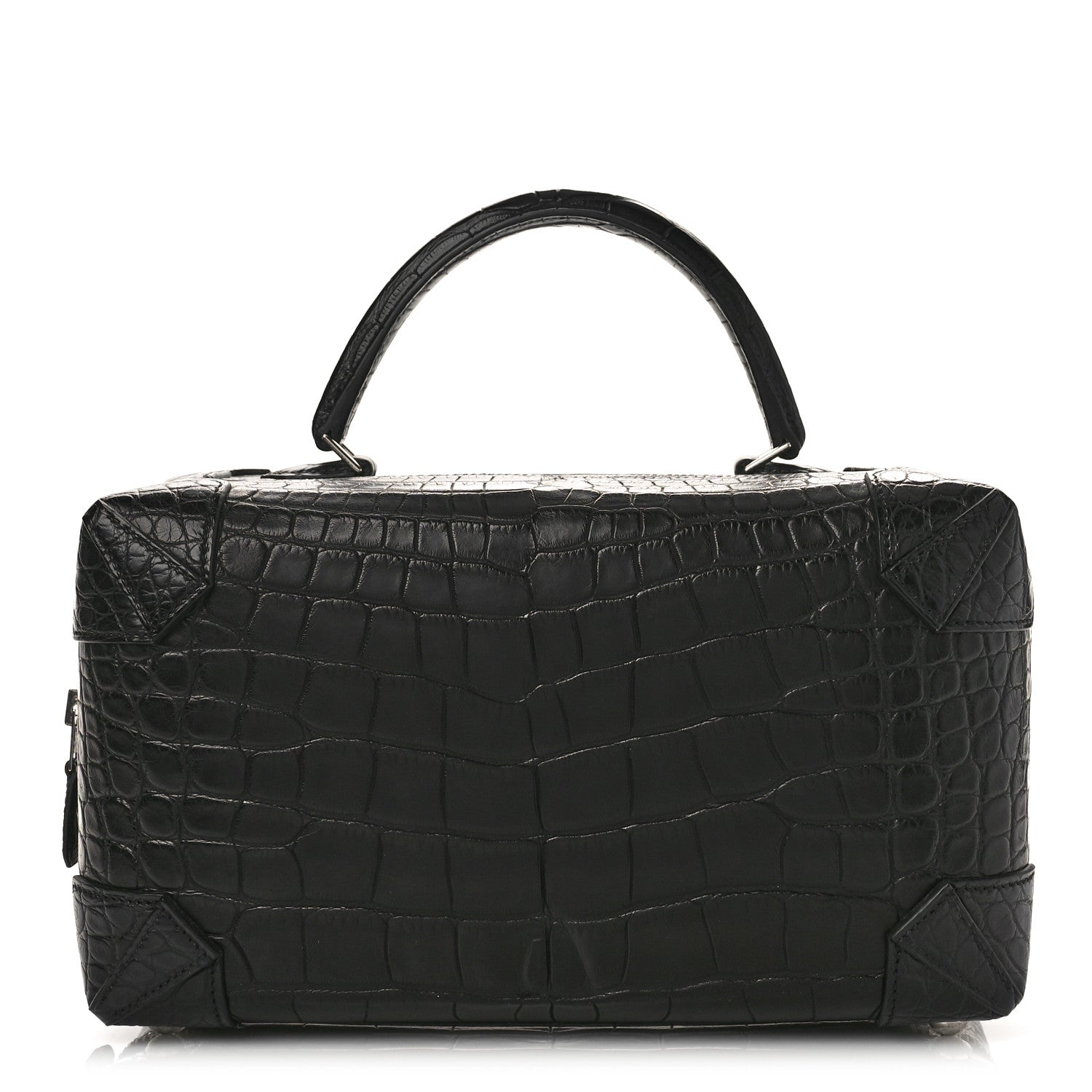 Hermes Matte Crocodile Maxibox 29 Black 1 of 8