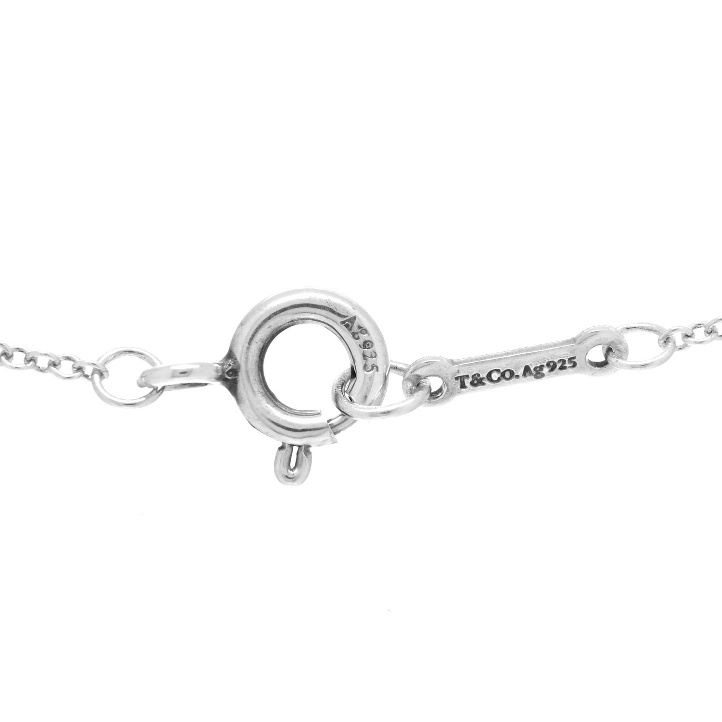 Sterling Silver Diamond Paloma Picasso Double Loving Heart Necklace