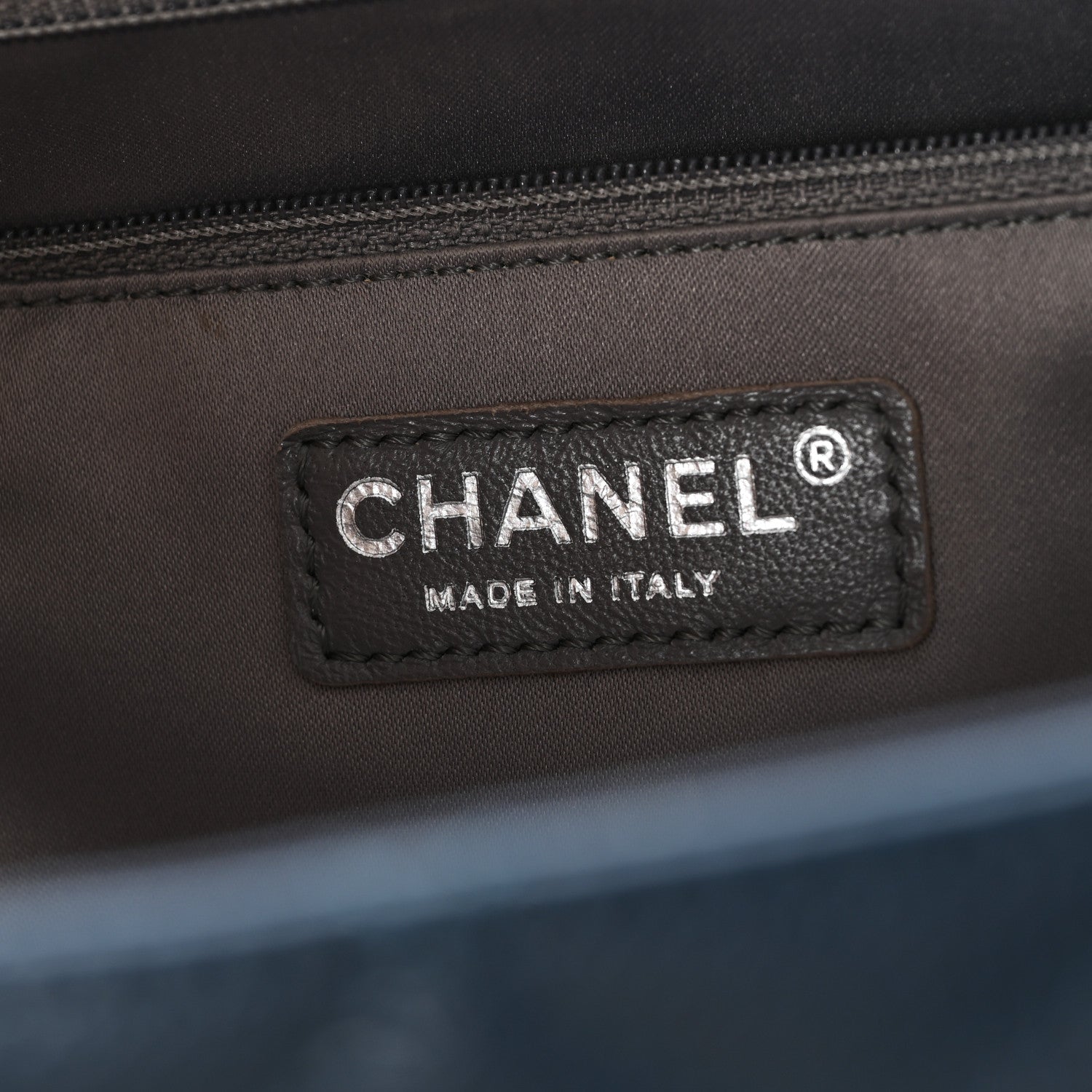Chanel Caviar Quilted XL Grand Shopping Tote GST Dark Blue 7 of 10