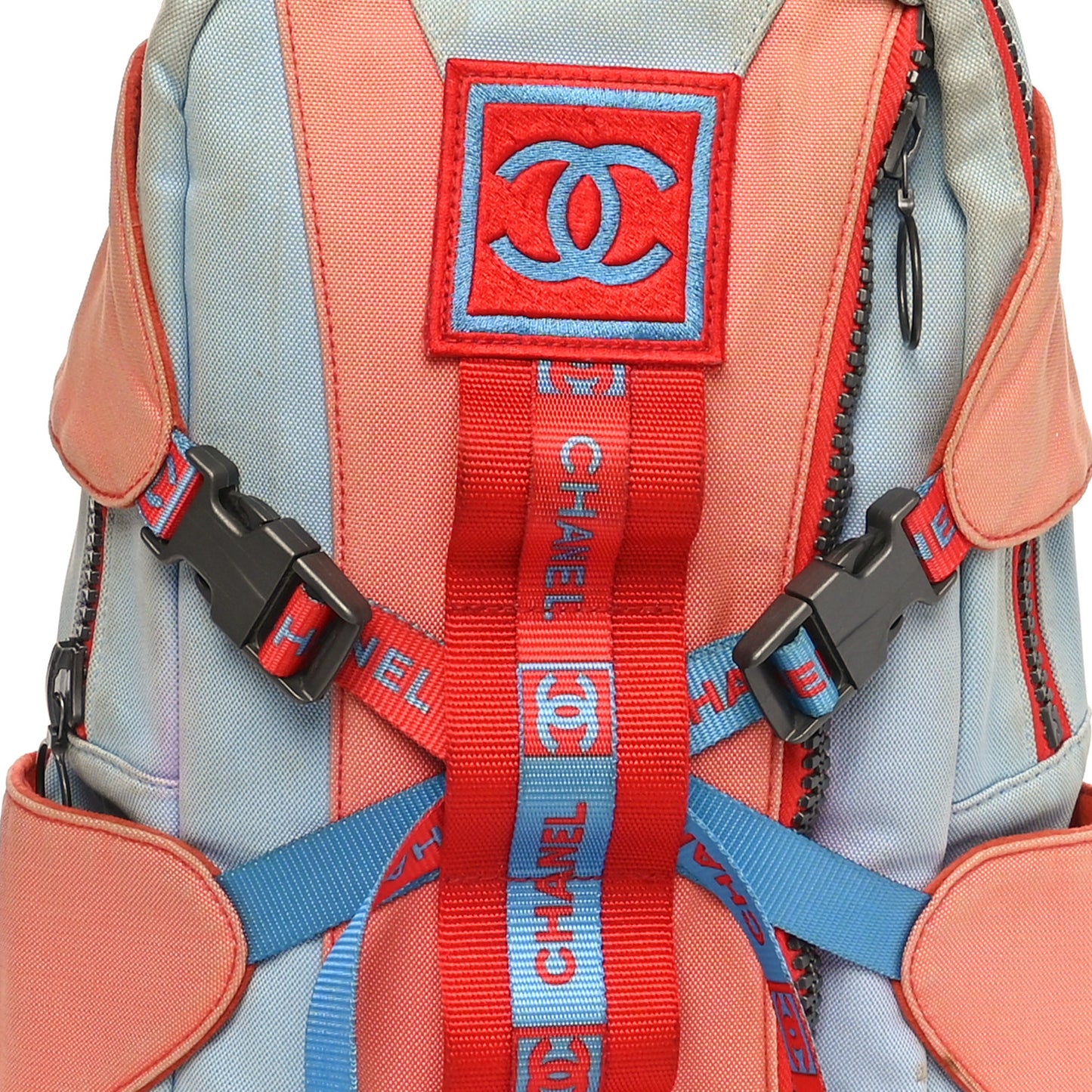 Nylon Sports Backpack Multicolor